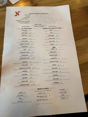 Menu photo 1 National Anthem Dallas, TX Menu photo 1 National Anthem Dallas, TX