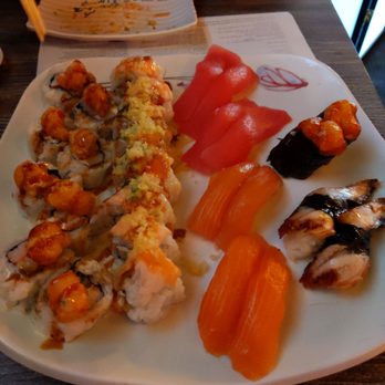 Yoi Tomo - Lion King, Rush Hour Rolls. Salmon, Tuna, Unagi, Scallop nigiris - Japanese Near Me - Boise, Idaho Yoi Tomo - Lion King, Rush Hour Rolls. Salmon, Tuna, Unagi, Scallop nigiris - Japanese Near Me - Boise, Idaho
