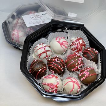 The Cake Shop - a tray of chocolate covered truffles - Bakeries Near Me - Ottawa, Ontario