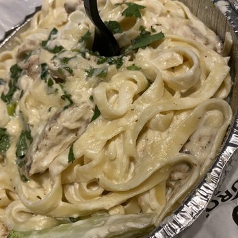 Dino's Carryout & Restaurant - Chicken Fettuccini Alfredo with Broccoli and Shrimp - Italian Near Me - Baltimore, Maryland Dino's Carryout & Restaurant - Chicken Fettuccini Alfredo with Broccoli and Shrimp - Italian Near Me - Baltimore, Maryland