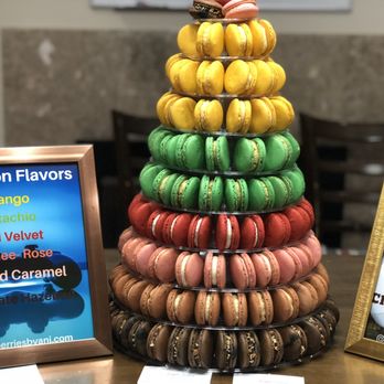 Angel Berries By Anj - 10 Tier Macaron Tower, perfect treats for any occasion or events - Desserts Near Me Angel Berries By Anj - 10 Tier Macaron Tower, perfect treats for any occasion or events - Desserts Near Me