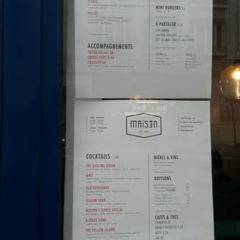 Maison - Burgers Near Me - Paris, 75 Maison - Burgers Near Me - Paris, 75