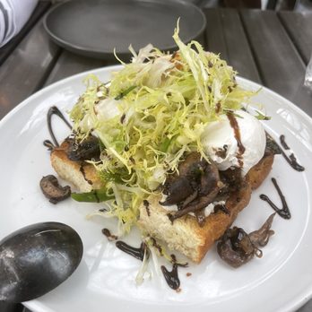 Benchmark - Mushroom Toast - New American Near Me - Santa Ana, California