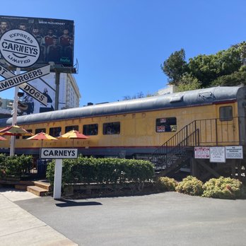 Carney's Restaurant - The train in all its glory. - Burgers Near Me - Los Angeles, California