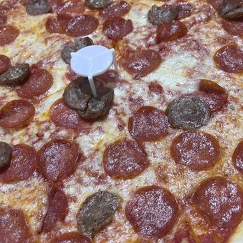 Wiseguy Pizza - Pepperoni and sausage. Each slice is foldable and looks delicious - Pizza Near Me - Washington, DC, District of Columbia Wiseguy Pizza - Pepperoni and sausage. Each slice is foldable and looks delicious - Pizza Near Me - Washington, DC, District of Columbia