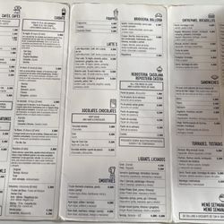 Liadísimo - Menu