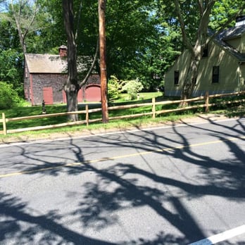AVO Fence & Supply - This is our hardwood split rail, and locust post fence we got this summer from Jim at AVO Fence in Hingham, installed in our Cohasset yard. - Fences & Gates Near Me - Hingham, Massachusetts