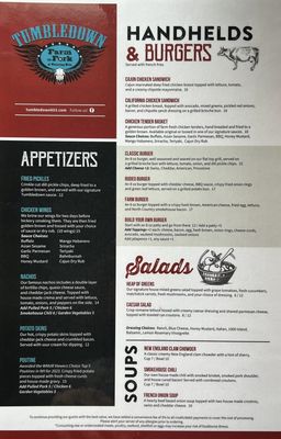 Menu photo 4 Tumbledown Farm to Fork Wakefield, NH Menu photo 4 Tumbledown Farm to Fork Wakefield, NH