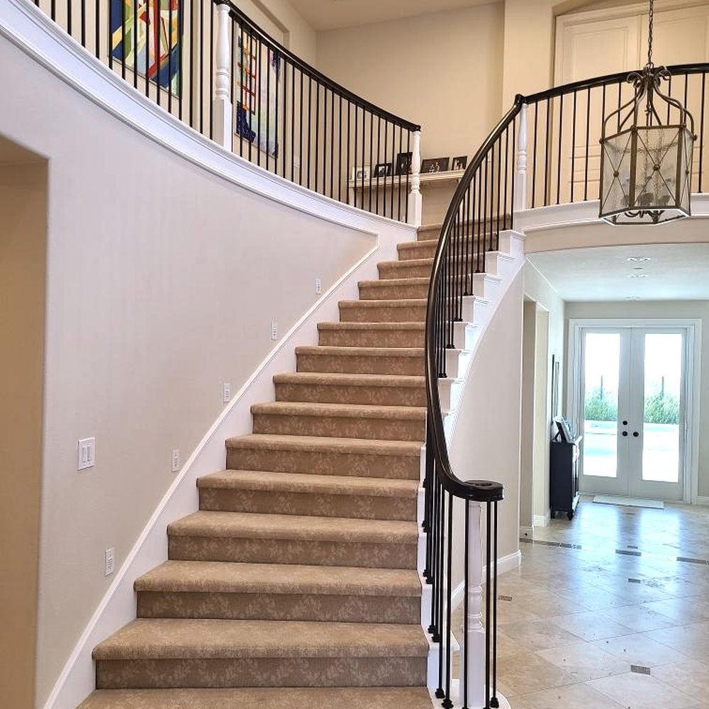 Pacific Coast Stairs - Gorgeous new sleek iron stairs - General Contractors Near Me - Westminster , California Pacific Coast Stairs - Gorgeous new sleek iron stairs - General Contractors Near Me - Westminster , California