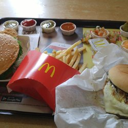 McDonald's - Chicken burger and double cheese