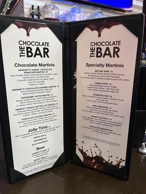 Menu photo 2 The Chocolate Bar Las Vegas, NV Menu photo 2 The Chocolate Bar Las Vegas, NV