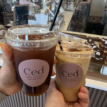 Ced Coffee & Donut - Iced Americano / Tiramisu Einspanner - Coffee & Tea Near Me - Garden Grove, California