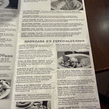 Casa Garcia's - Round Rock - Menu - Tex-Mex Near Me - Round Rock, Texas