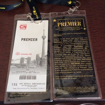 CN Tower - The Premier Pass - Front of the Line Experience $89 CAD - Landmarks & Historical Buildings Near Me - Toronto, Ontario