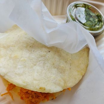 The Arepa Place - Chicken and Cheese Arepa - Colombian Near Me - Cincinnati, Ohio The Arepa Place - Chicken and Cheese Arepa - Colombian Near Me - Cincinnati, Ohio
