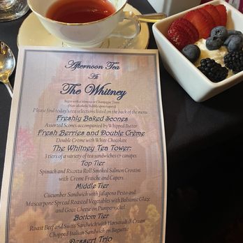 The Whitney - Tea Time menu - New American Near Me - Detroit, Michigan The Whitney - Tea Time menu - New American Near Me - Detroit, Michigan