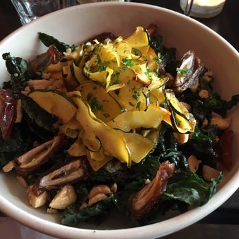 The Temple Bar - Kale quinoa squash salad with dates and almonds. Amazing. - New American Near Me - Bellingham, Washington The Temple Bar - Kale quinoa squash salad with dates and almonds. Amazing. - New American Near Me - Bellingham, Washington