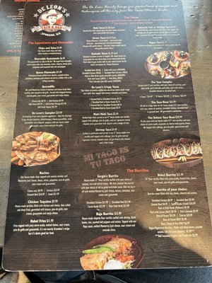 Menu photo 2 De Leon's Taco & Bar Spokane, WA Menu photo 2 De Leon's Taco & Bar Spokane, WA