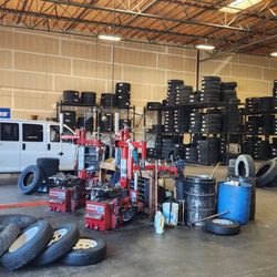 East Bay Tire - Inside shop.