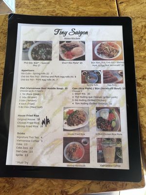 Menu photo 8 Tiny Saigon Corona, CA