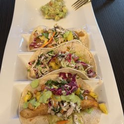 Tempura fish tacos