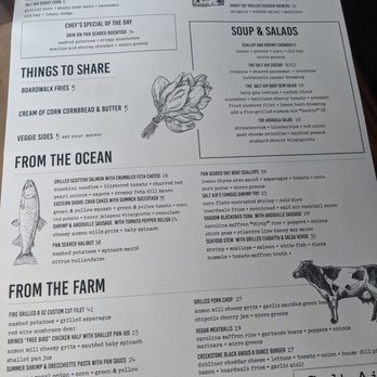 Salt Air - Menu - New American Near Me - Rehoboth Beach, Delaware Salt Air - Menu - New American Near Me - Rehoboth Beach, Delaware