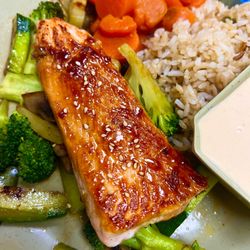 Osaka Hibachi & Sushi - Hibachi Fish (Salmon)