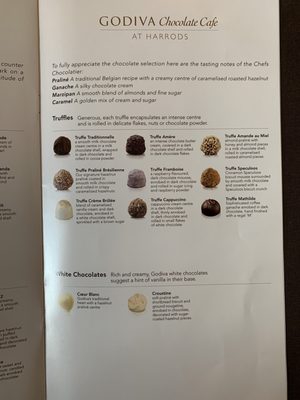 Menu photo 2 Godiva Cafe London, XGL Menu photo 2 Godiva Cafe London, XGL