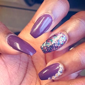 Star Nails - Coffin nails done by Monty - Nail Salons Near Me - Burien, Washington