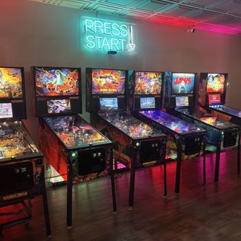Neon Retro Arcade - Pin ball machines - Arcades Near Me - Pasadena, California