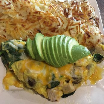 The Scratch Room - Omelette, avocado and hash browns up close - Breakfast & Brunch Near Me - Anaheim, California The Scratch Room - Omelette, avocado and hash browns up close - Breakfast & Brunch Near Me - Anaheim, California