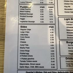 Quarrier's Kitchen - Sides