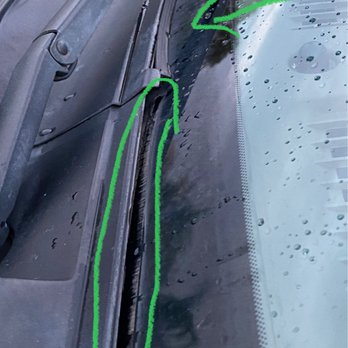 Johnny Clean - This shows where the seal should be and it is circled where the one flew off during the car wash - Car Wash Near Me - West Palm Beach, Florida Johnny Clean - This shows where the seal should be and it is circled where the one flew off during the car wash - Car Wash Near Me - West Palm Beach, Florida