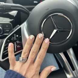 My nails with flower nail art