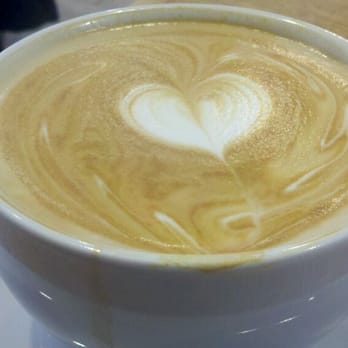 Rivers and Roads Cafe - 12 oz 'for here' latte. Nom. - Coffee & Tea Near Me - Chicago, Illinois