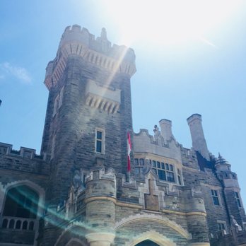 Casa Loma - View from the front, where guests enter. - Museums Near Me - Toronto, Ontario