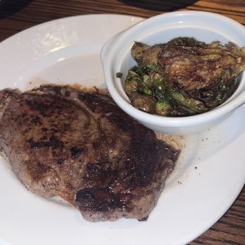 LongHorn Steakhouse - Ribeye 12oz with Crispy Brussels Sprouts - Steakhouses Near Me - Niagara Falls, New York