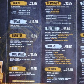 Don Javi Taco Grill - Menu - Fast Food Near Me - Countryside, Illinois