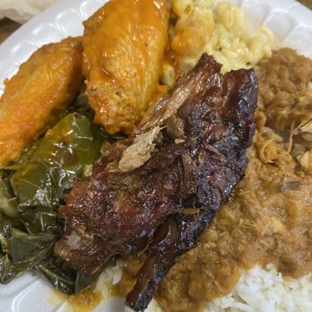 Duke's Bar B Que - Even some collard greens! - Barbeque Near Me - Aiken, South Carolina