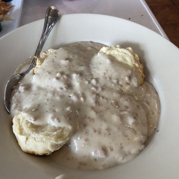 Smithfield Gourmet Bakery And Cafe - Sausage gravy over homemade biscuits-yum - Bakeries Near Me - Smithfield, Virginia