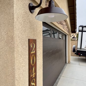 Seven 7 Electric - Side shot of lights and address sign he installed. - Lighting Fixtures & Equipment Near Me Seven 7 Electric - Side shot of lights and address sign he installed. - Lighting Fixtures & Equipment Near Me