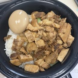 Stewed pork with rice Stewed pork with rice
