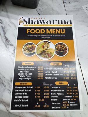 Baraka Shawarma Tucker by null