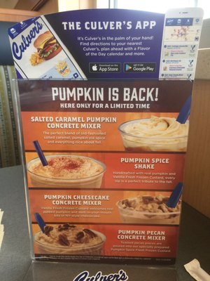 Menu photo 3 Culver's Seminole, FL