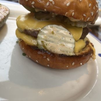 Hudson House - The burger is good. Is it amazing? No, but it's solid. - Seafood Near Me - Addison, Texas Hudson House - The burger is good. Is it amazing? No, but it's solid. - Seafood Near Me - Addison, Texas