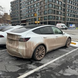 Tesla model Y in desperate need of Williamsburg hand wash & auto detailing !