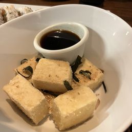 Fried tofu, best thing we had. Fried tofu, best thing we had.