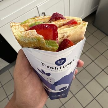 T-Swirl Crepe - Matcha Chocolate Truffles. - Creperies Near Me - Riverside, California T-Swirl Crepe - Matcha Chocolate Truffles. - Creperies Near Me - Riverside, California