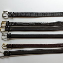 J & W Shoe Repair - Refinished buckle ends after being shortened. They look great and have no bulge.