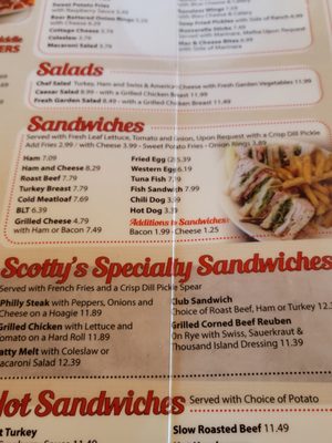 Menu photo 3 Scotty's Restaurant Wilton, NY